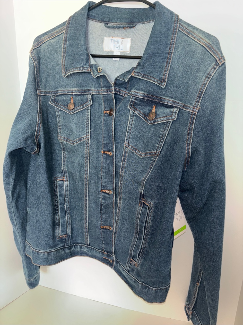 Time and Tru Women's Blue Denim Jacket NWT